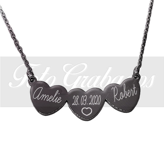 Conjunto triple corazón